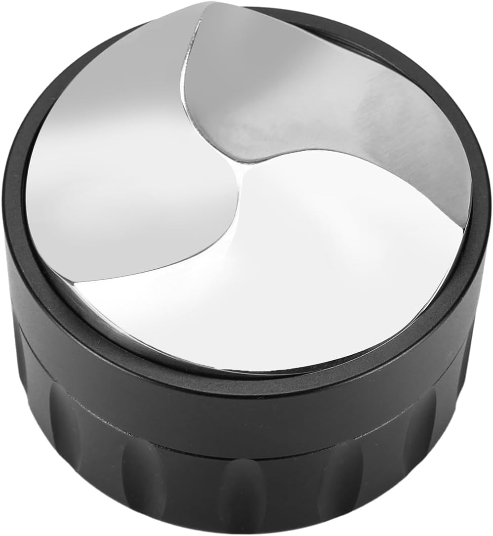 53.75mm Gravity Coffee Distribution Tool, Gravity Adaptive Coffee Distributor, Anti-slip Espresso Leveler, Barista Espresso Accessories, 304 Stainless Steel base