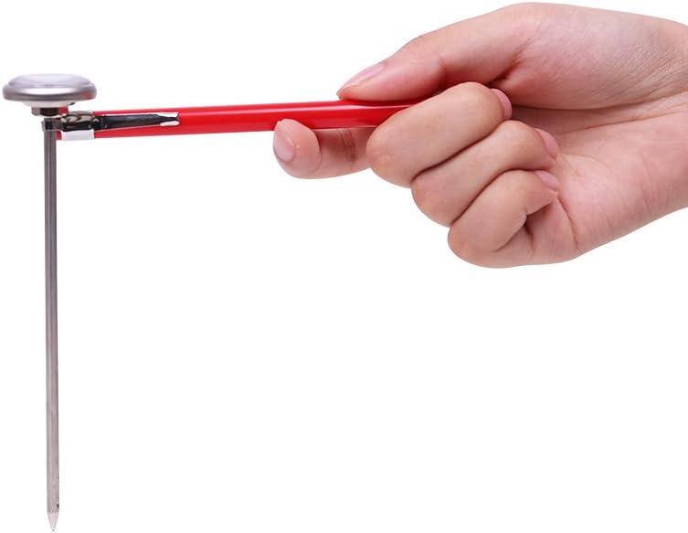 KT THERMO Instant Read 1-Inch Dial Thermometer(4-Pack),Best for The Coffee Drinks,Chocolate Milk Foam