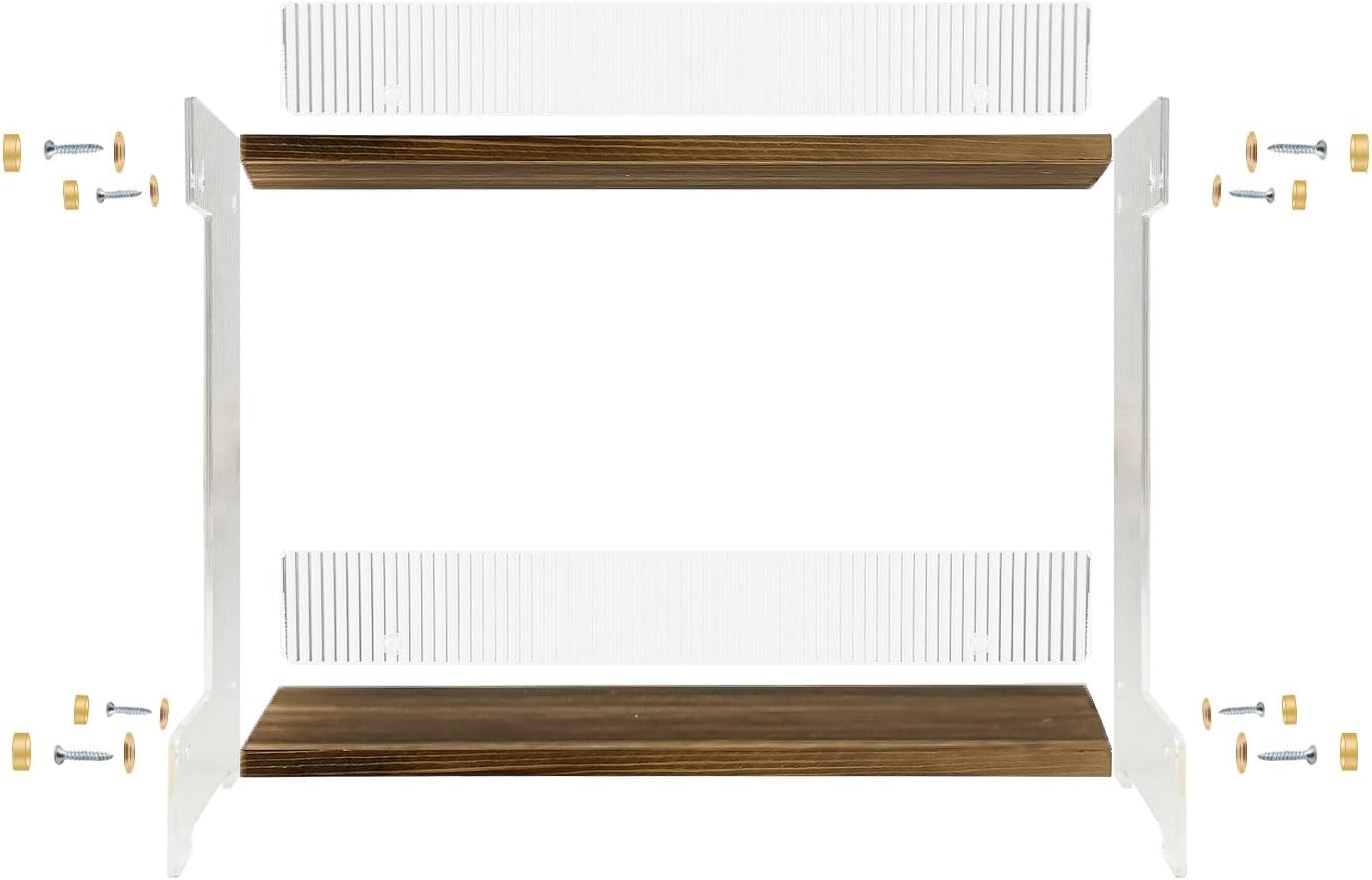 Coffee Bar Organizer,2 Tier Coffee Station, Home Storage Cups for Kitchen Countertop, Holds Cups, Coffee Beans, Placing Mugs