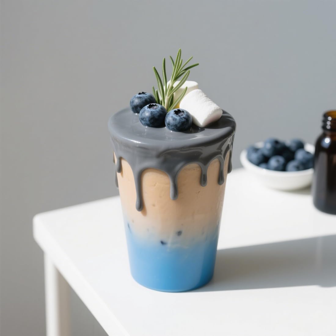 Fraunitsh Butterfly Pea Flower Powder, 1.76oz | Blue Matcha Powder | Natural Food Coloring for Smoothies, Baking, Drinks, Lattes & Cocktails | Blue Lotus Flower Powder | No Additives (1.76oz)