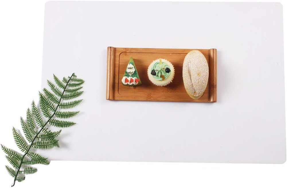 Extra Large Mulitpurpose Silicone Placemat,Countertop Protector, Kitchen Counter Mat, Table Mat, Heat Resistant, Washable, Non Slip ...… (Translucent-1PCS, 23.6X 15.8inch)