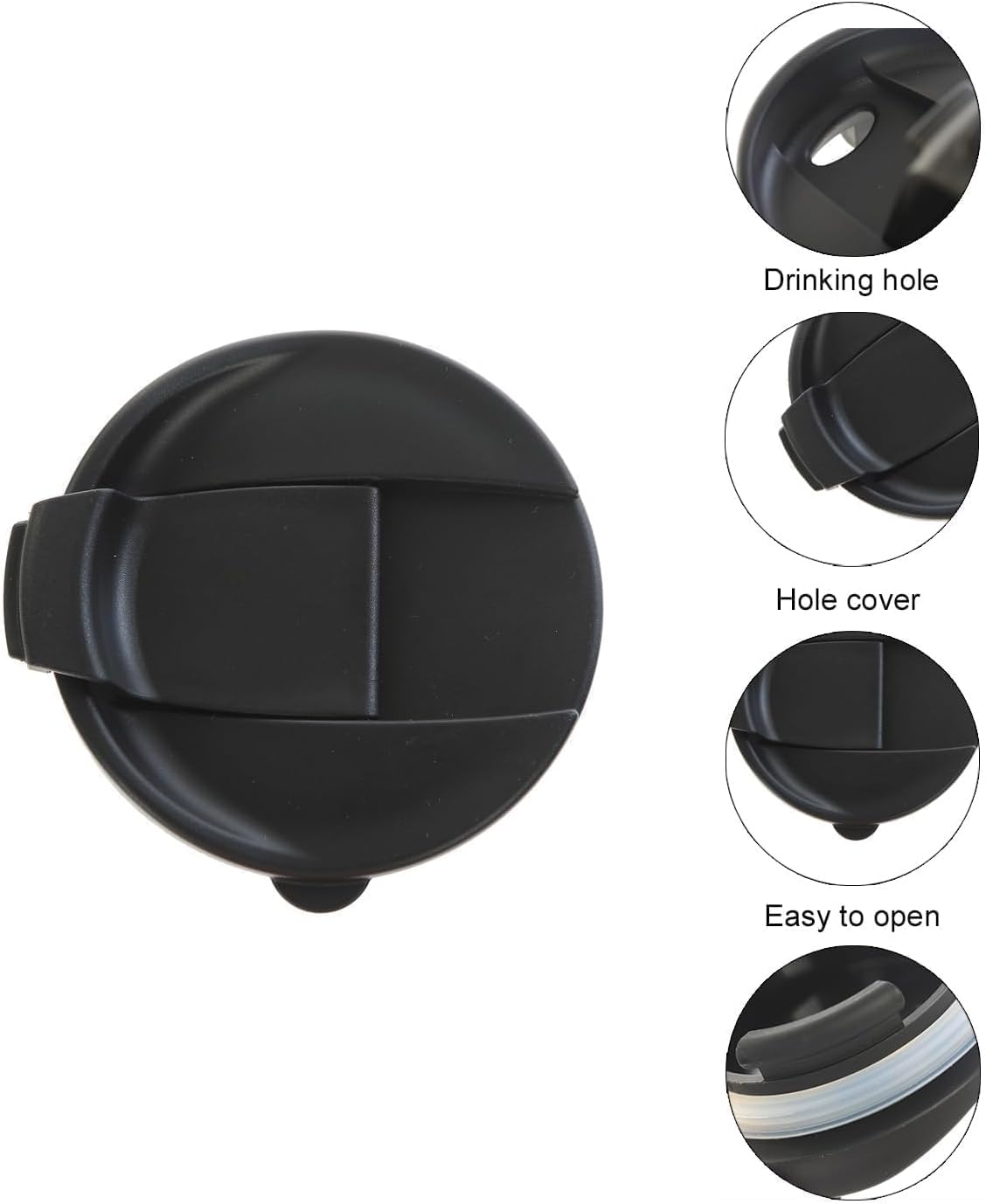 Topadorn Ceramic Travel Mug 17 oz. Coffee Latte Cup with Sealed Lid and Gift Box, Perfect for Coffee and Tea, 2 pack