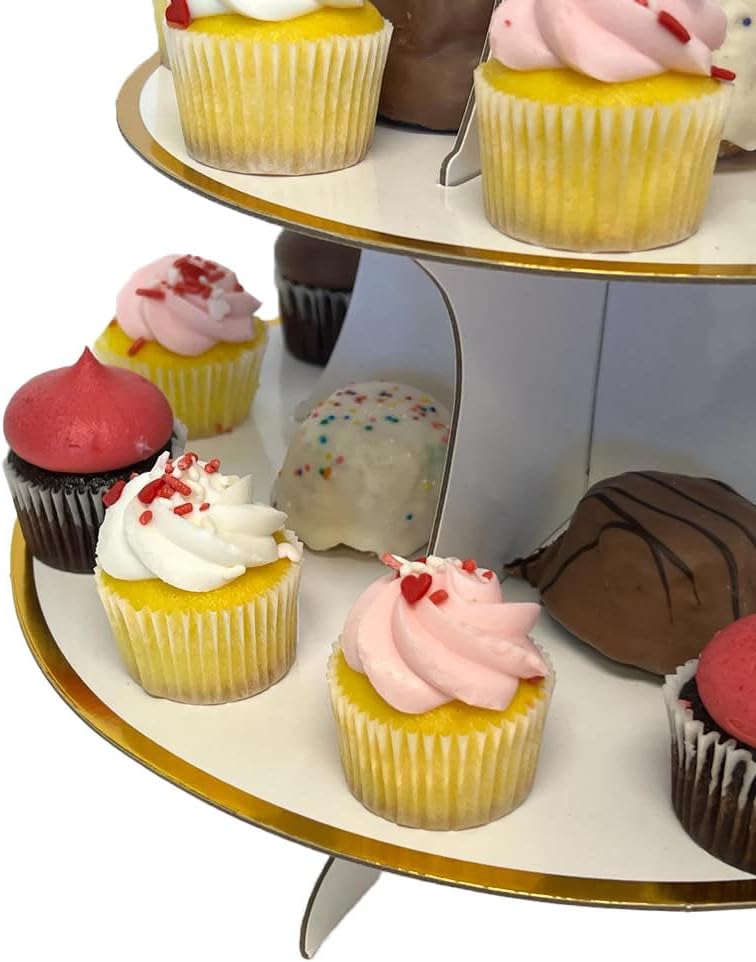 White Cupcake Stand, 3 Tier Cupcake Stand