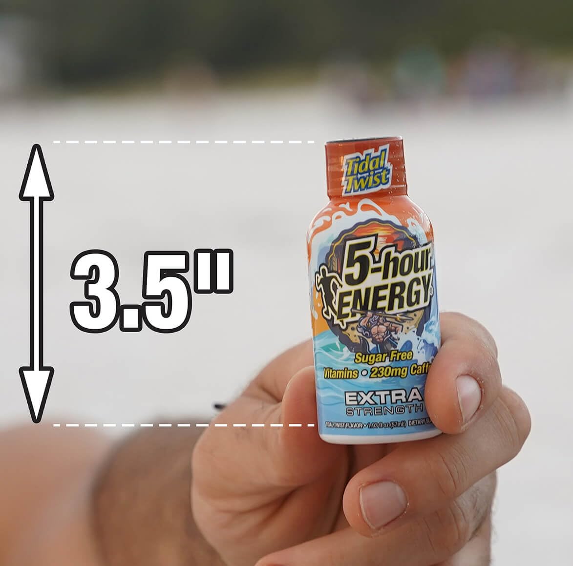 5-hour ENERGY Extra Strength Energy Shot, Tidal Twist (1.93 oz., 30 Count), Zero Calories & Sugar-Free 230 mg Caffeinated Energy Shot, Amino Acids & B Vitamins, Dietary Supplements, , Pina-Colada Flavor