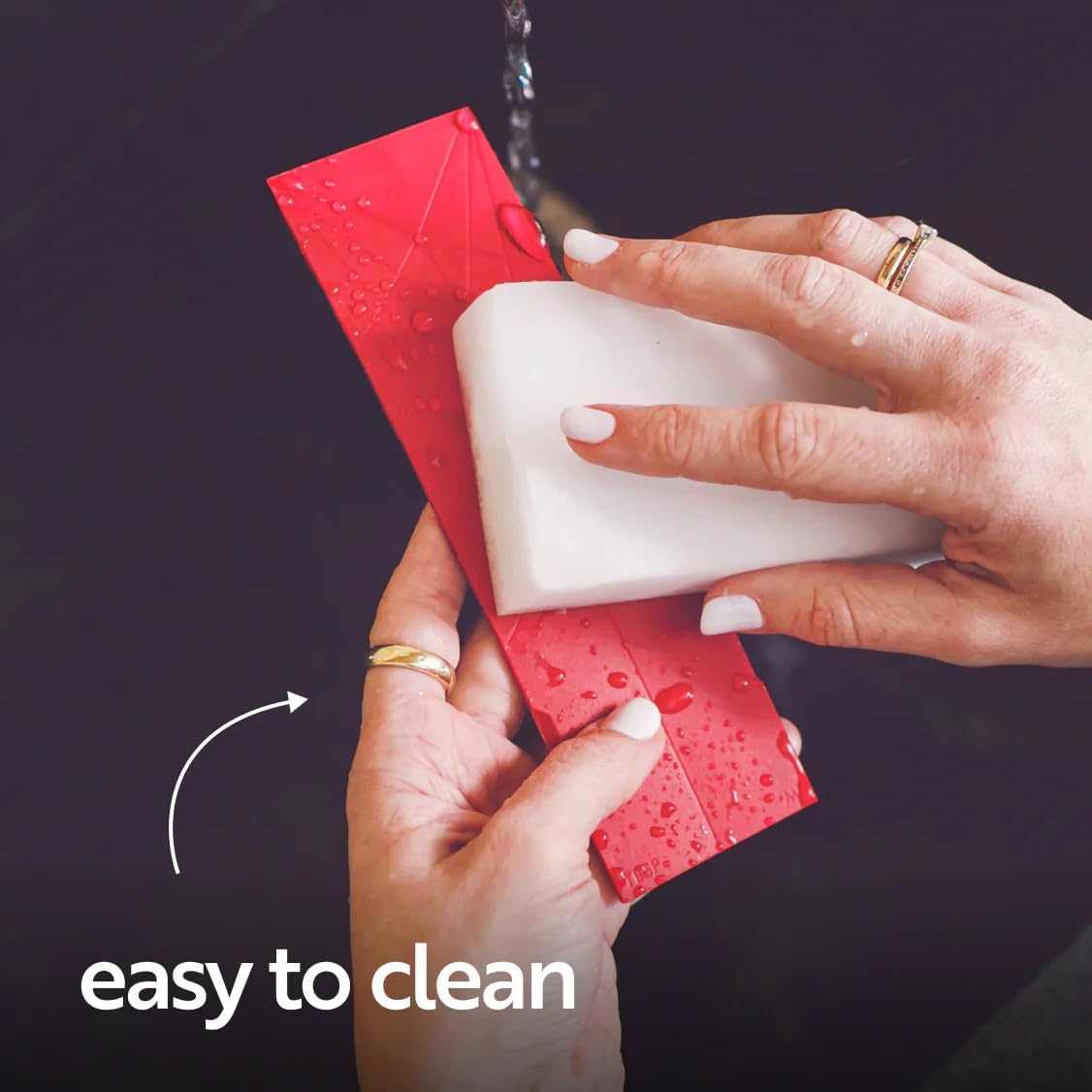 POLYGONS FLAT 3-IN-1 FOLDING MEASURING SPOONS | 2 Spoons with 6 Different Sizes (Green)