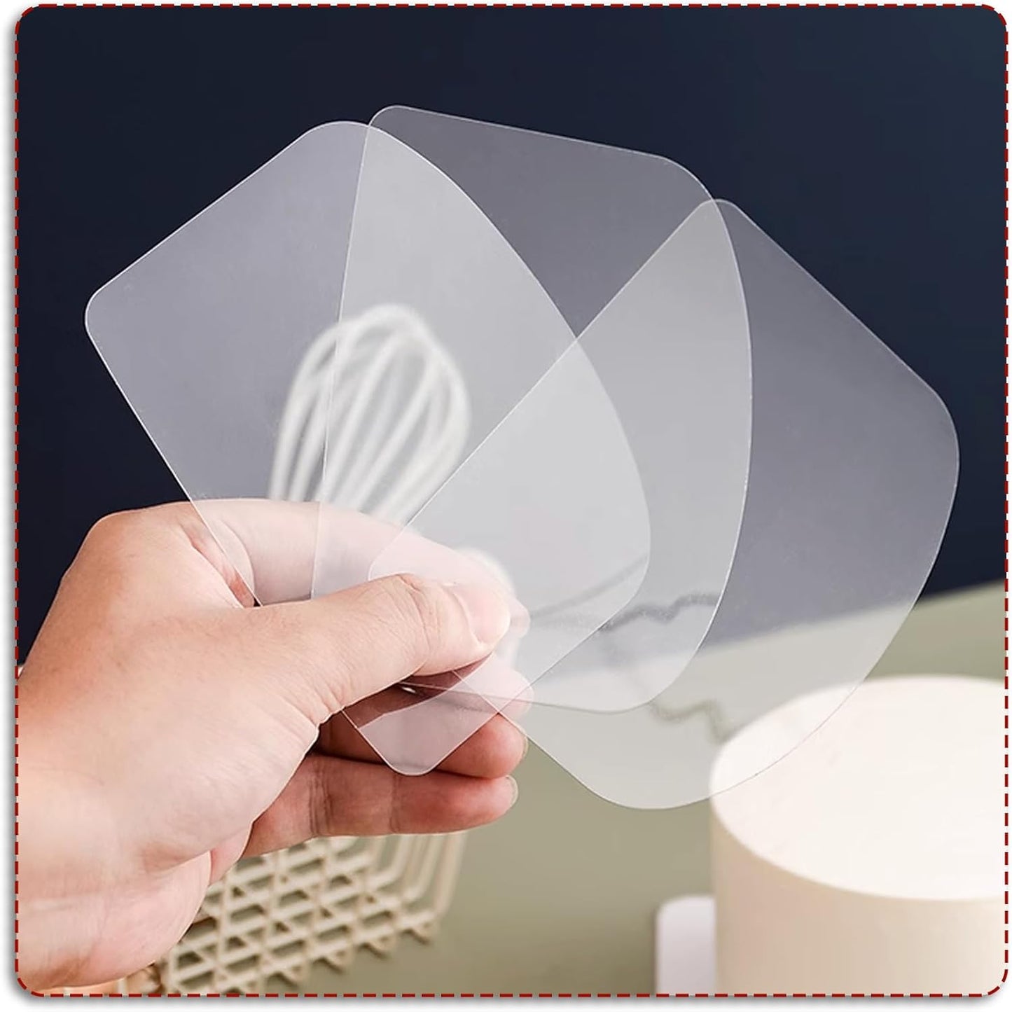 15 Pcs Transparent Cake Cream Scraper Plastic Cake Scraper Smoother Flexible Cake Smoother for Icing Fondant Smoother for DIY Kitchen Bakery Baking Cake Bread Pastry Decorating Supplies