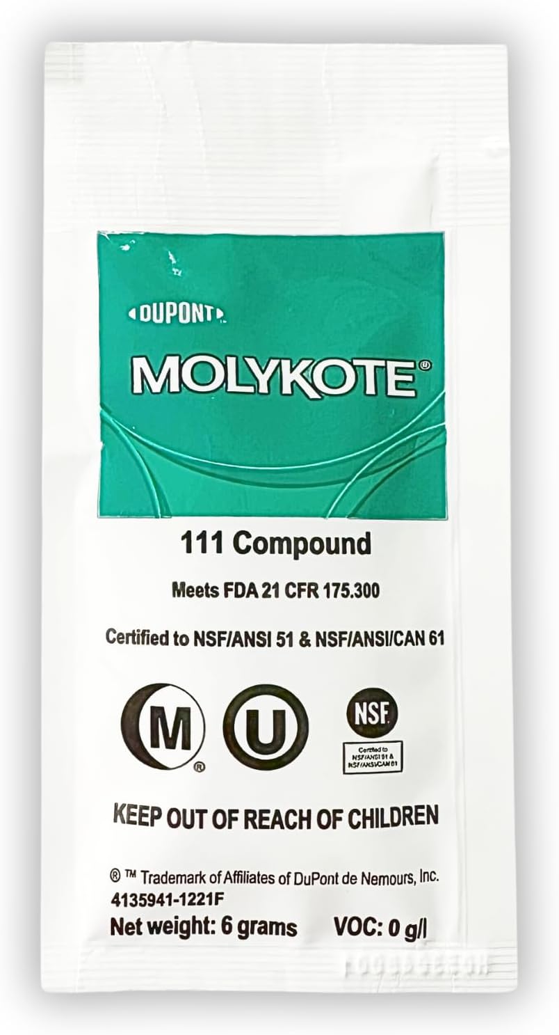 Gasket made for E61 Espresso Machines. Cafelat Gasket 8mm and Molykote 111 Grease. Compatible with Rocket Espresso, ECM, Quickmill, Vibiemme, Lelit 58mm, Wega, San Remo.