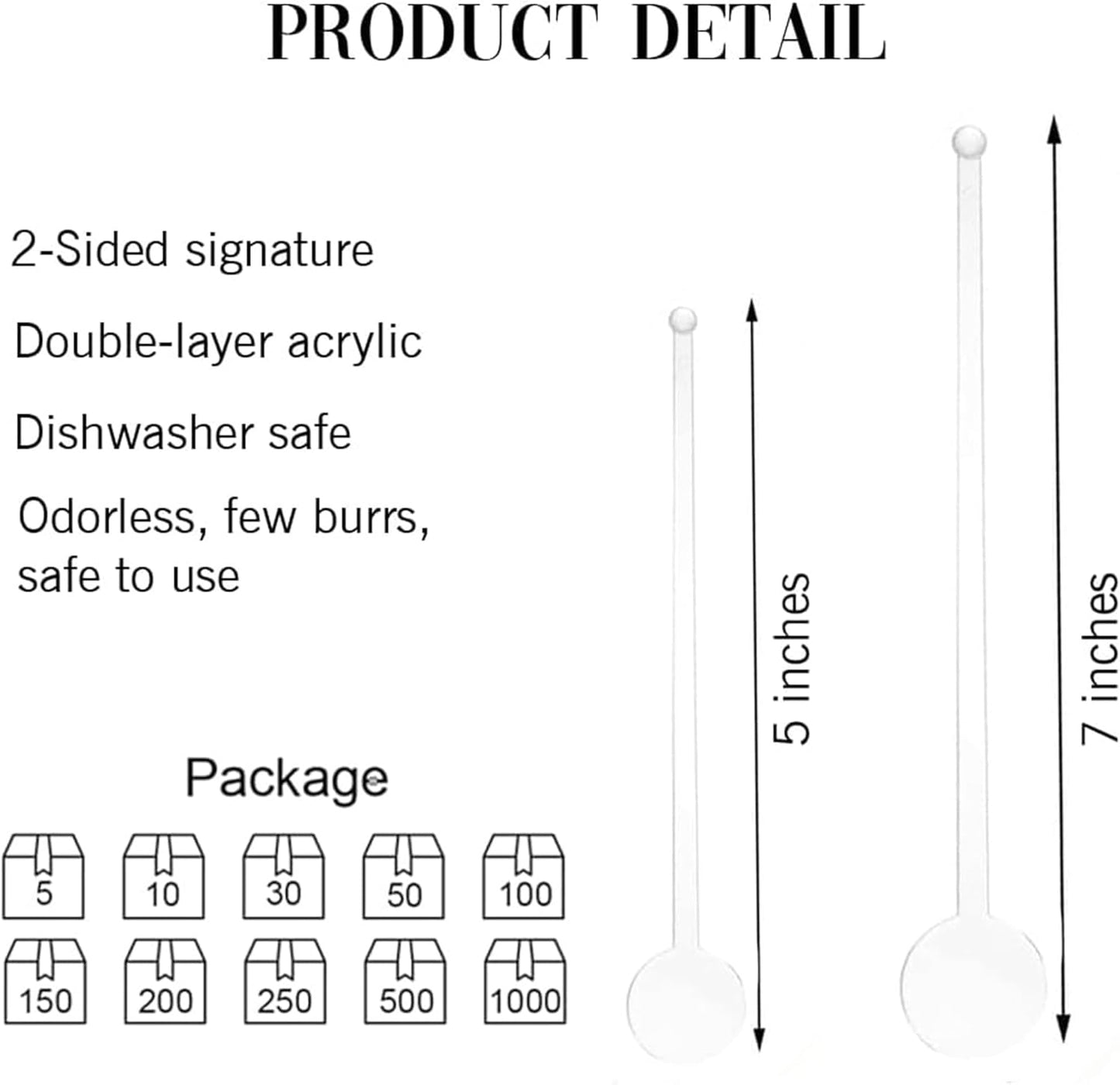 Custom Wedding Dog Stir Sticks, Personalized Pet Acrylic Cocktail Stirrers, Unique Wedding Drink Sticks, Reusable Acrylic Stirrers, Wedding Favors and Decorations Style 2