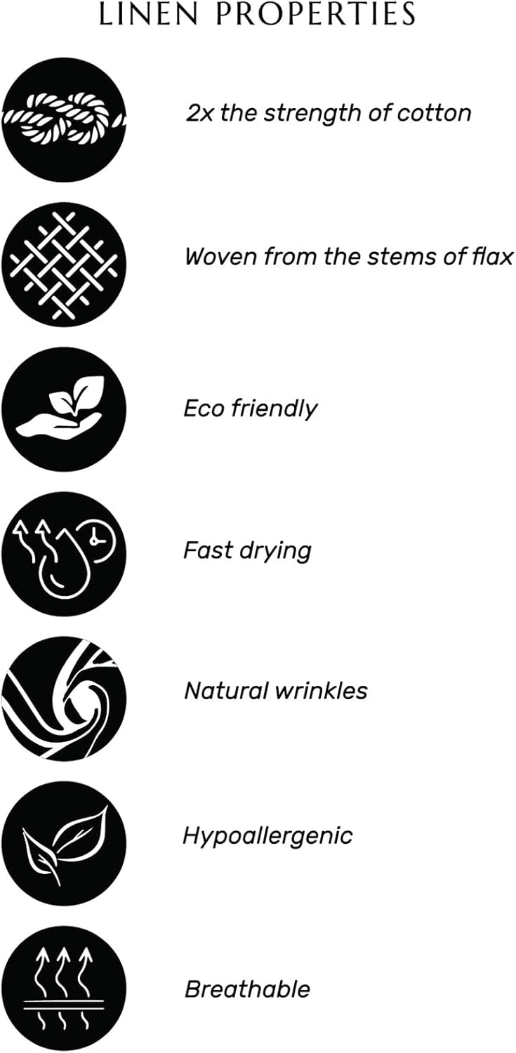 Solino Home Linen Bib Apron for Men & Women - Black and White Plaid Kitchen Apron with Front Pockets - Handcrafted from European Flax