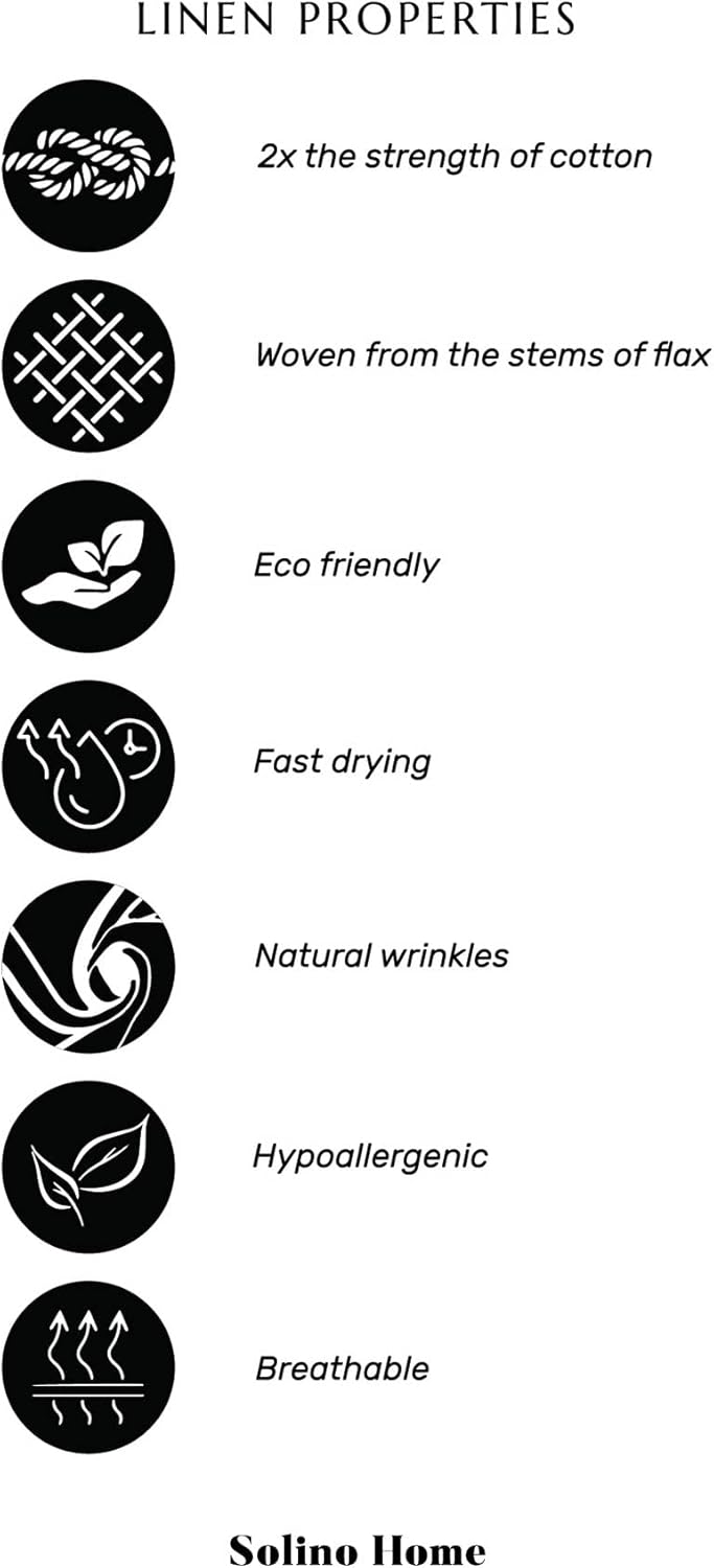 Solino Home Linen Bib Apron for Men & Women - 100% Pure Linen Light Grey Kitchen Apron with Front Pockets - Handcrafted from European Flax