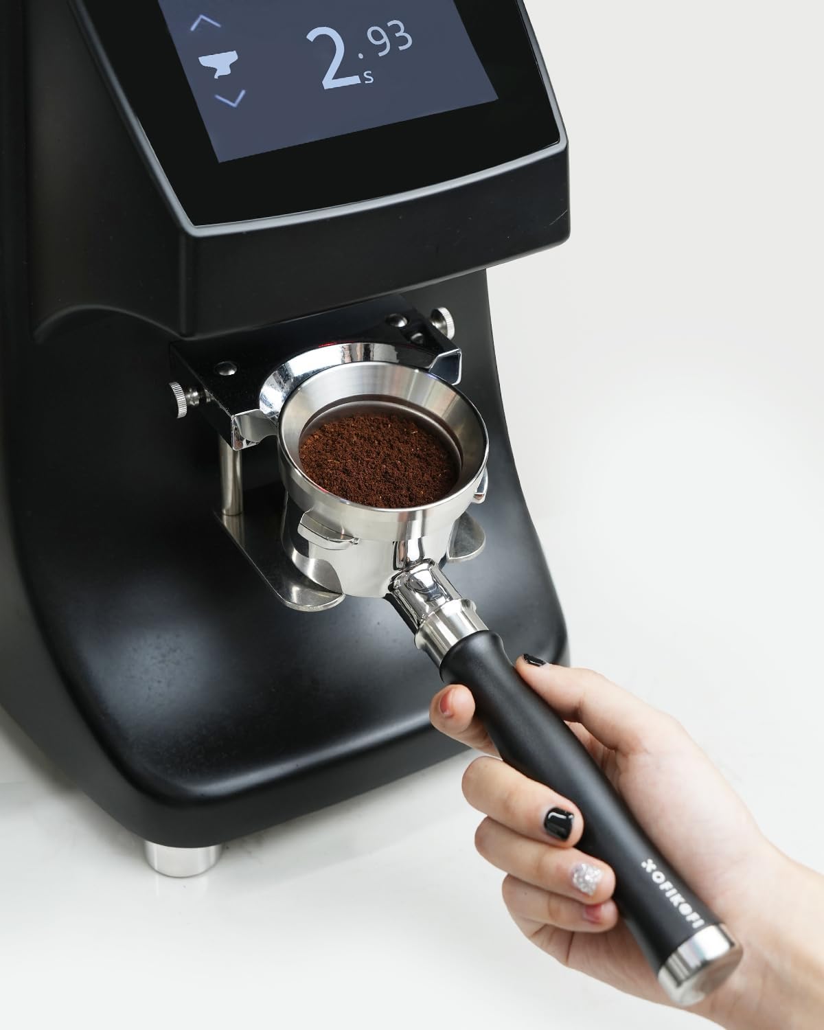 54mm Bottomless Portafilter, 3 Ears Bottomless Naked Portafilter Compatible with Breville/Sage Barista Express BES870/876/878/880/881/450/500/810/840, with Puck Screen and 18g Filter Basket
