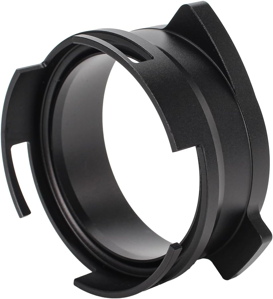 Espresso Dosing Funnel Compatible with Breville/Sage 54mm Portafilter, Aluminum Alloy, Black