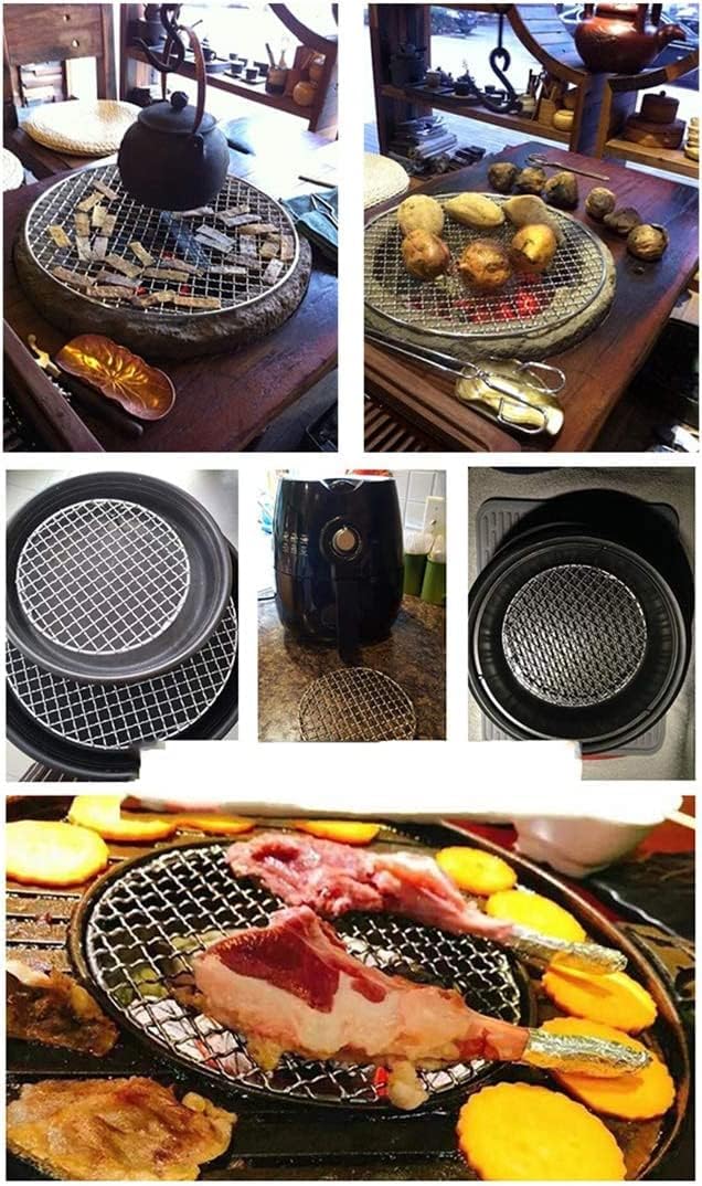 6.5" Round Cooling Rack Baking 304 Stainless Steel Versatile Steaming Grilling Fit Air Fryer,Cake Pan, Oven
