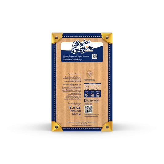 Caffè Borbone Espresso Paper Pods, Gold Blend, Sweet and Refined, Medium Roast ESE Pods, Authentic Italian Espresso - 50 Count