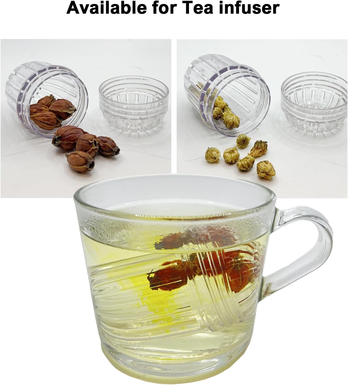 3PCS Fruit Infuser Insert for Wide Mouth Water Bottles,Compatible with Stanley,Hydro Flask, Iron Flask, Takeya, ThermoFlask