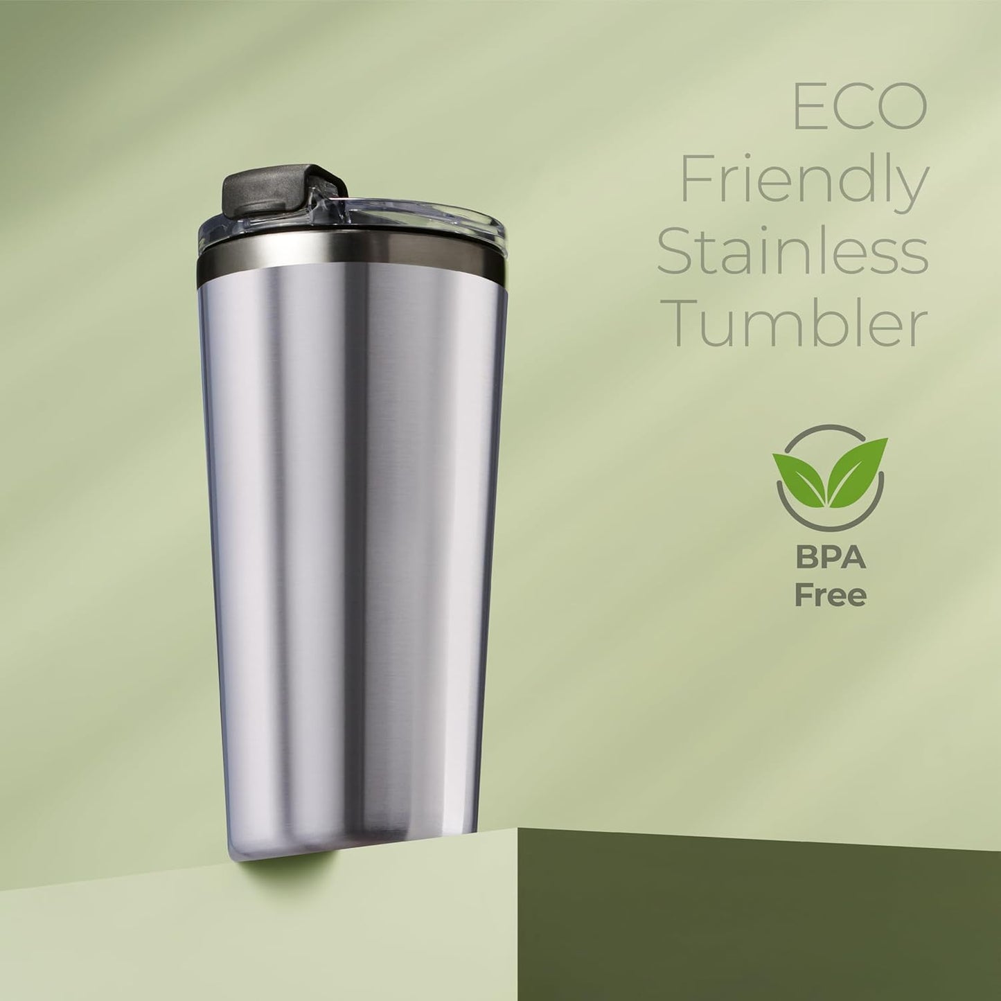 SIPX™ Triple-Insulated Tumblers - 16oz. Premium Modern Tumbler With Lid, insulated Cup Keeps Hot For 6 Hours, Stainless Steel Tumbler Made Of Sustainable Material, Coffee Travel Mug For Home & Office