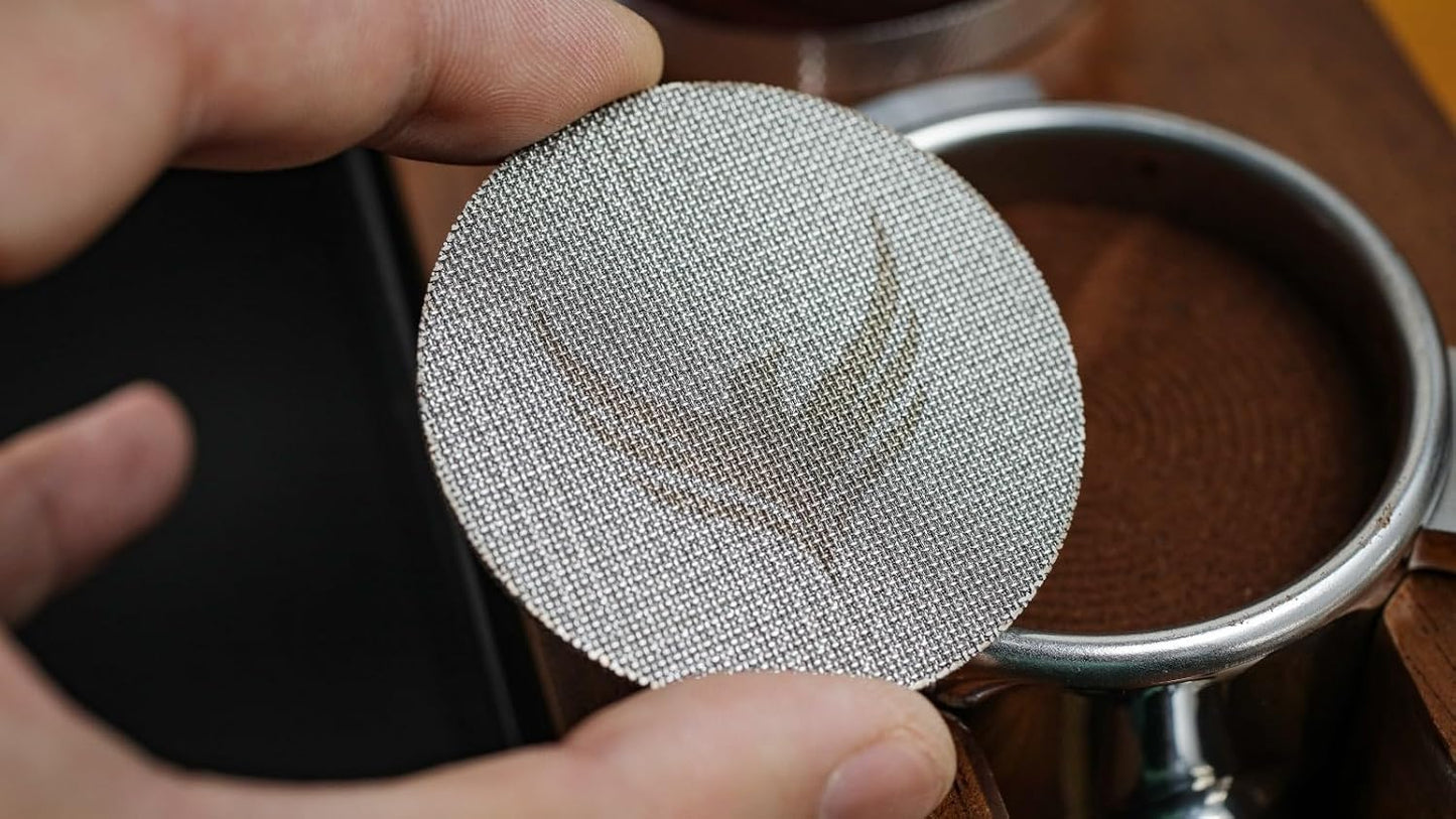 Gaggia Espresso Machine Accessories Kit: 58mm Bottomless Portafilter, Wooden 30lb Tamper, Distribution Tool, WDT Stirrer, Dosing Funnel & Puck Screen - Perfect for Gaggia Classic Models