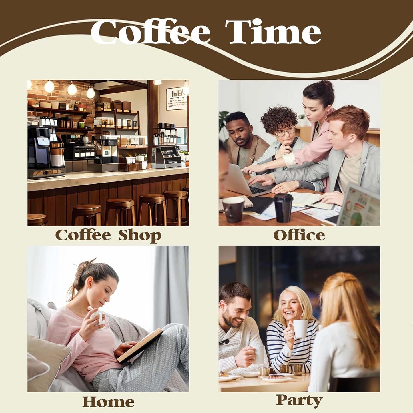 50 Pcs Commercial Cold Brew Coffee Filters, 20" x 20" Brew Bags For Commercial Cold Brew Coffee Makers and 5 Gallon Buckets, Disposable Coffee Filter Bags with Drawstring for Brew Up to 5 lbs Coffee