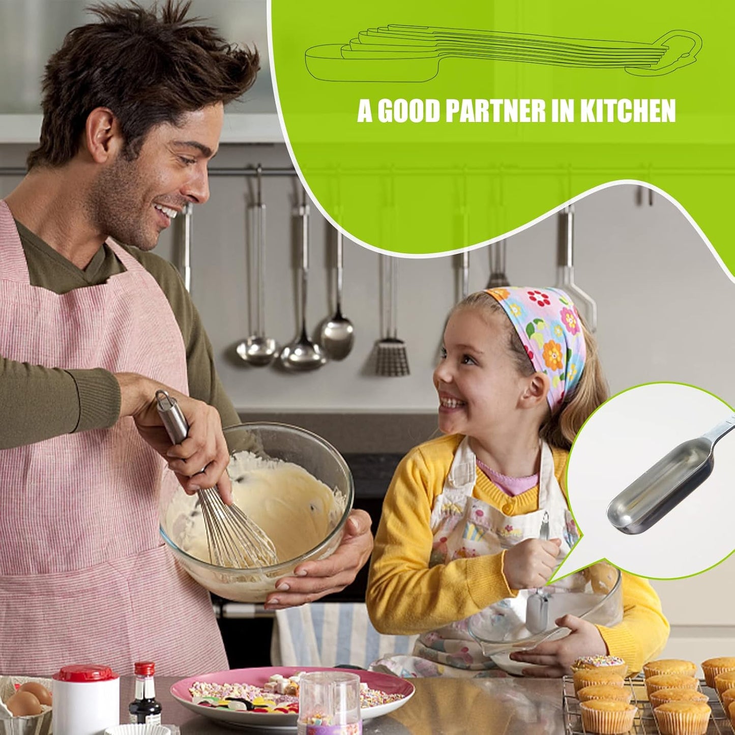 1PCS 3/4Teaspoon (3.75ml) Single Measuring Spoon, Individual Stainless Steel Long Handle Measure Tablespoon Only