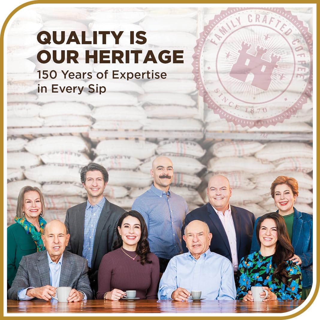 Don Francisco's Kona Blend Coffee - 24 K-Cup Compatible Single-Serve Pods - 10% Hawaiian - Recyclable through TerraCycle - Compatible with Keurig Brewers