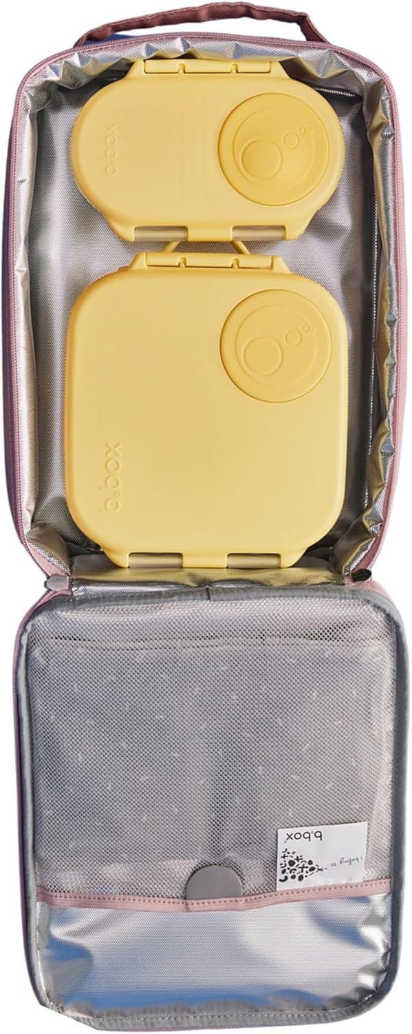 b.box Snack Containers for Kids, Toddler Snack Box Container, Reusable Small Bento Box for Lunch, School & Travel, Leak Proof, BPA free, Dishwasher Safe, Ages 4 months+ (Lemon Twist, 12oz)