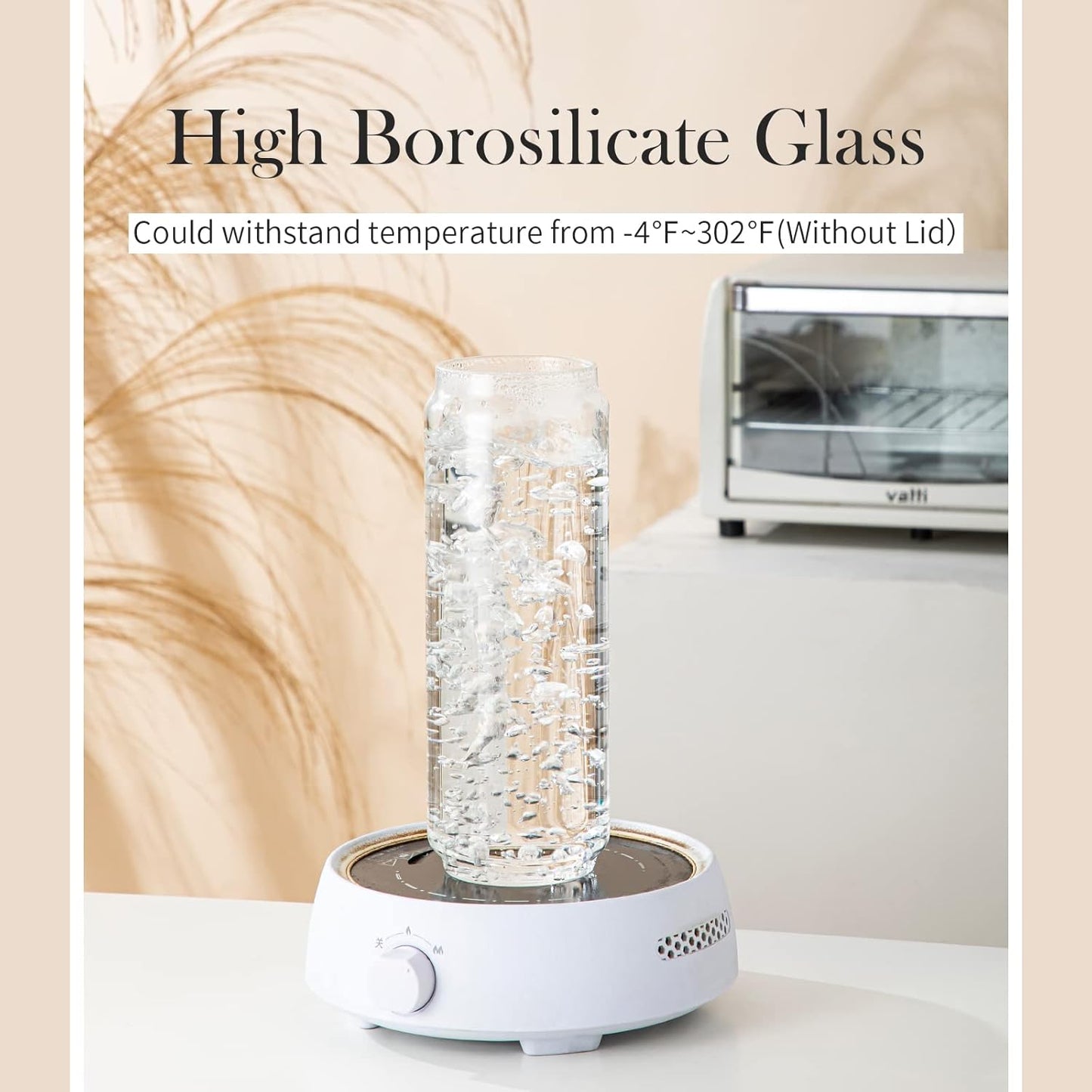 Glass Storage Containers Set of 3, 54 OZ High Borosilicate Glass Jars with Wooden Lids Kitchen Food Canisters s for Coffee Beans/Sugar/Noodles/Nuts/Cookies/Pasta