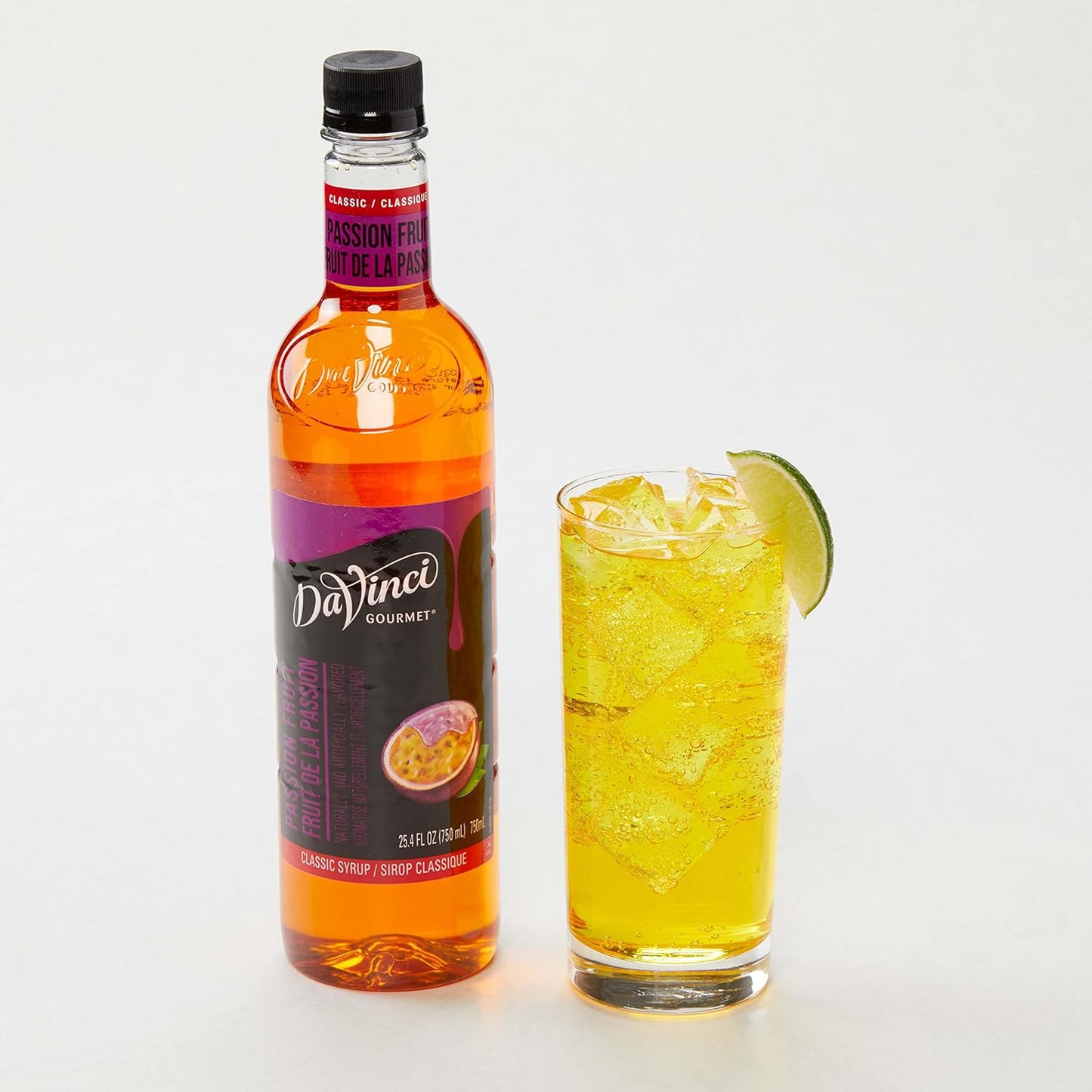 DaVinci Gourmet Classic Passion Fruit Syrup, 25.4 Fluid Ounces (Pack of 4)