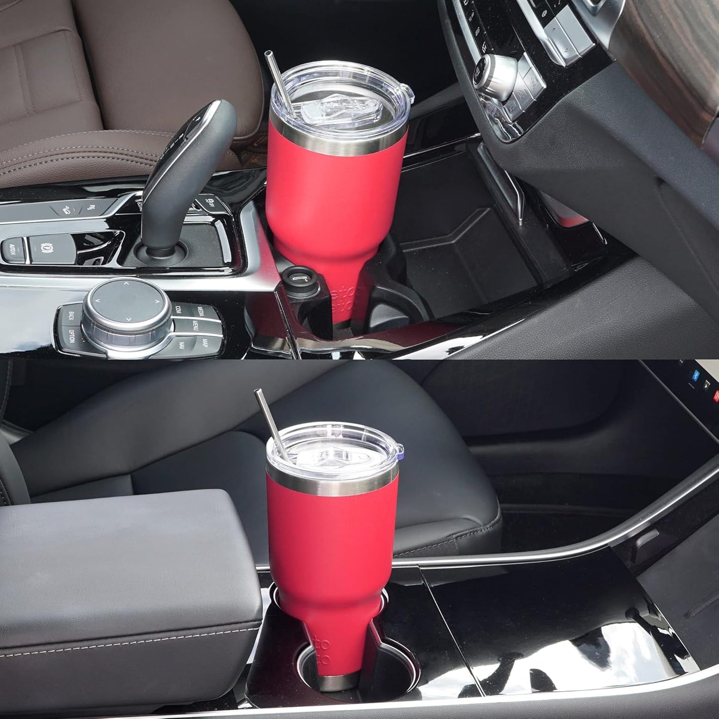 WETOWETO 30 oz Tumbler Stainless Steel Vacuum Insulated Coffee Ice Cup Double Wall Vacuum Coffee Tumbler for Hot and Cold drinks, Suitable for Beach, Travel, Party(Watermelon Red, 1 Pack)