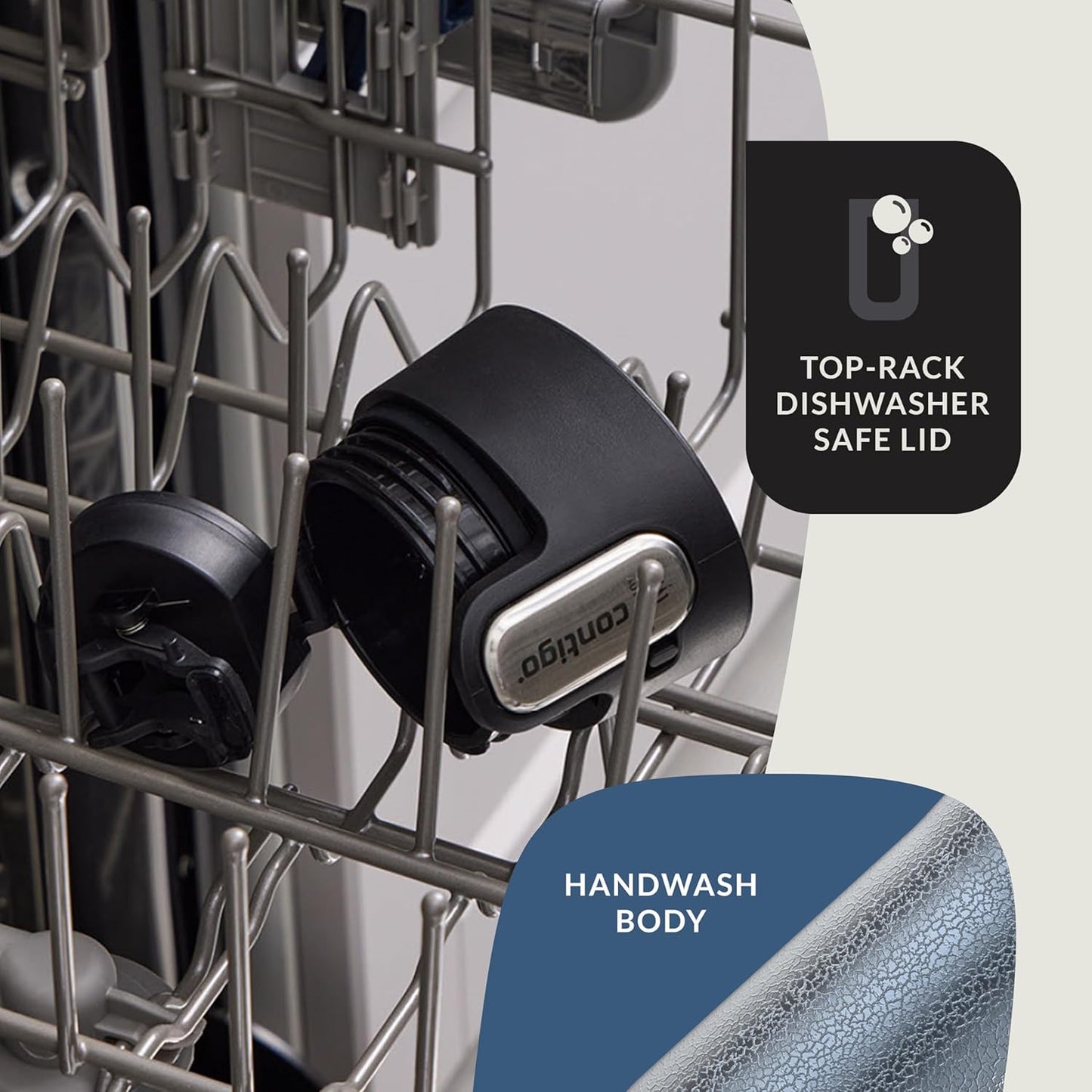 Contigo® AUTOSEAL® West Loop Vacuum-Insulated Stainless Steel Travel Mug with Easy-Clean Lid, 24 oz, Crystal Lakeside