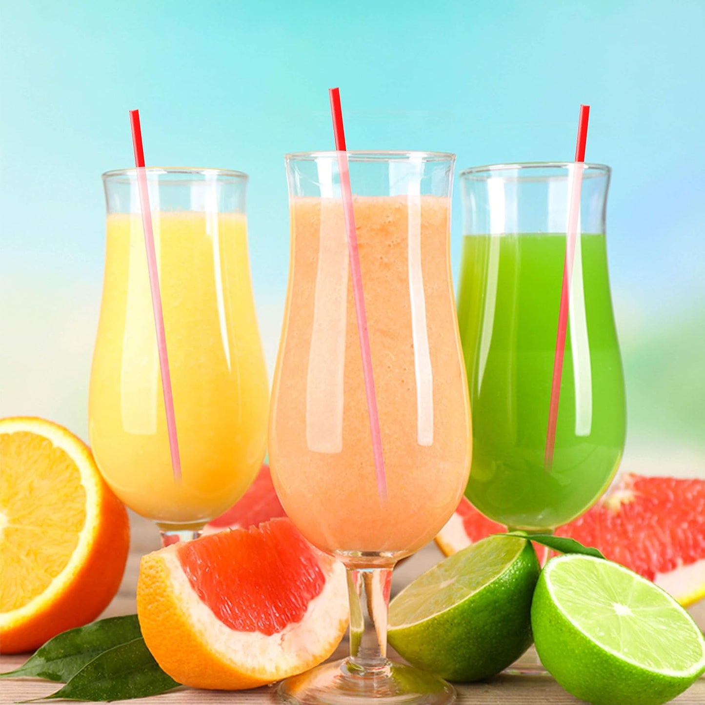 Crystalware Plastic Sip Stirrers 7 1/2 Inch 1000/box, Red