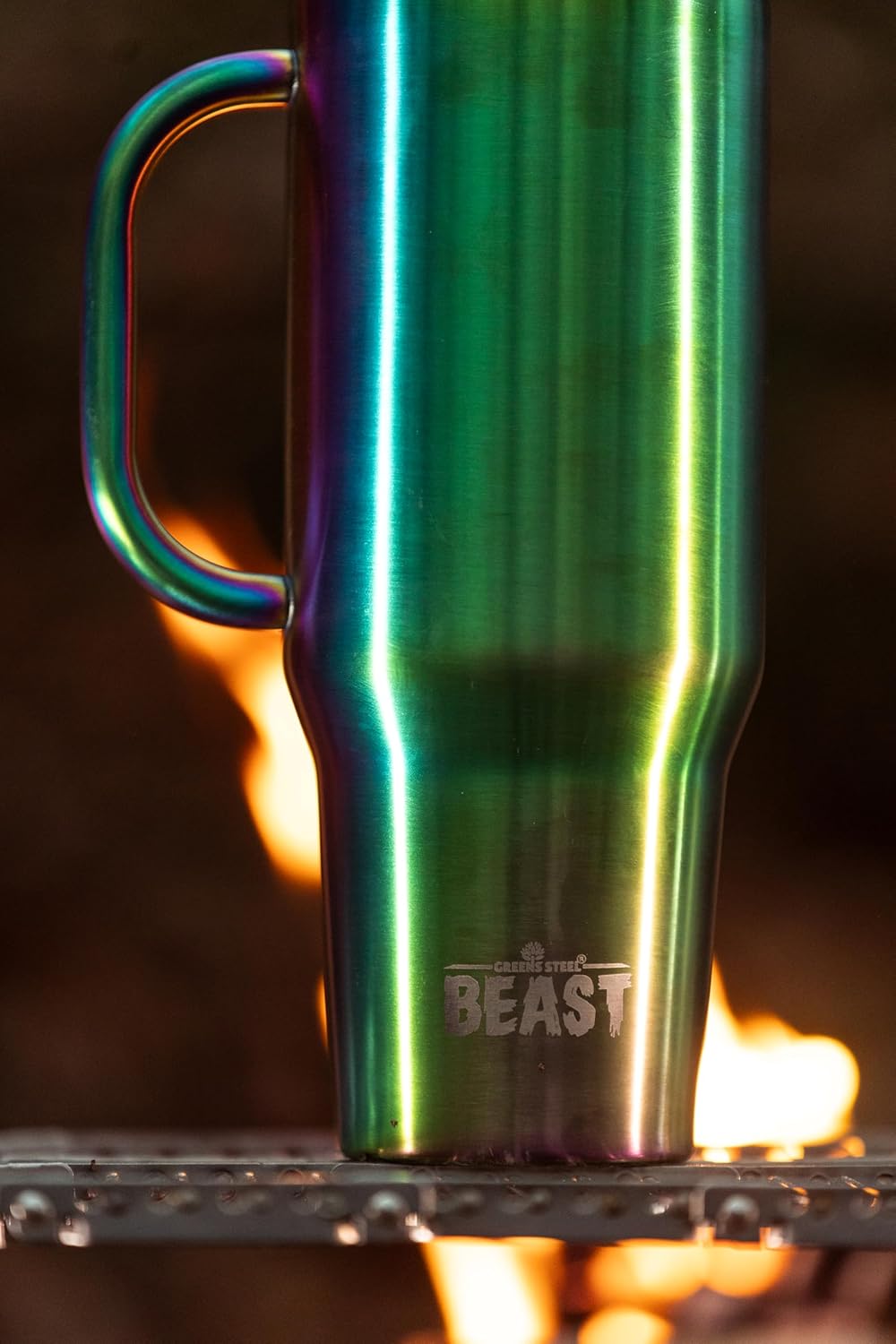 Beast 50 oz Tumbler Stainless Steel Vacuum Insulated Coffee Ice Cup Double Wall Travel Flask (Rainbow)