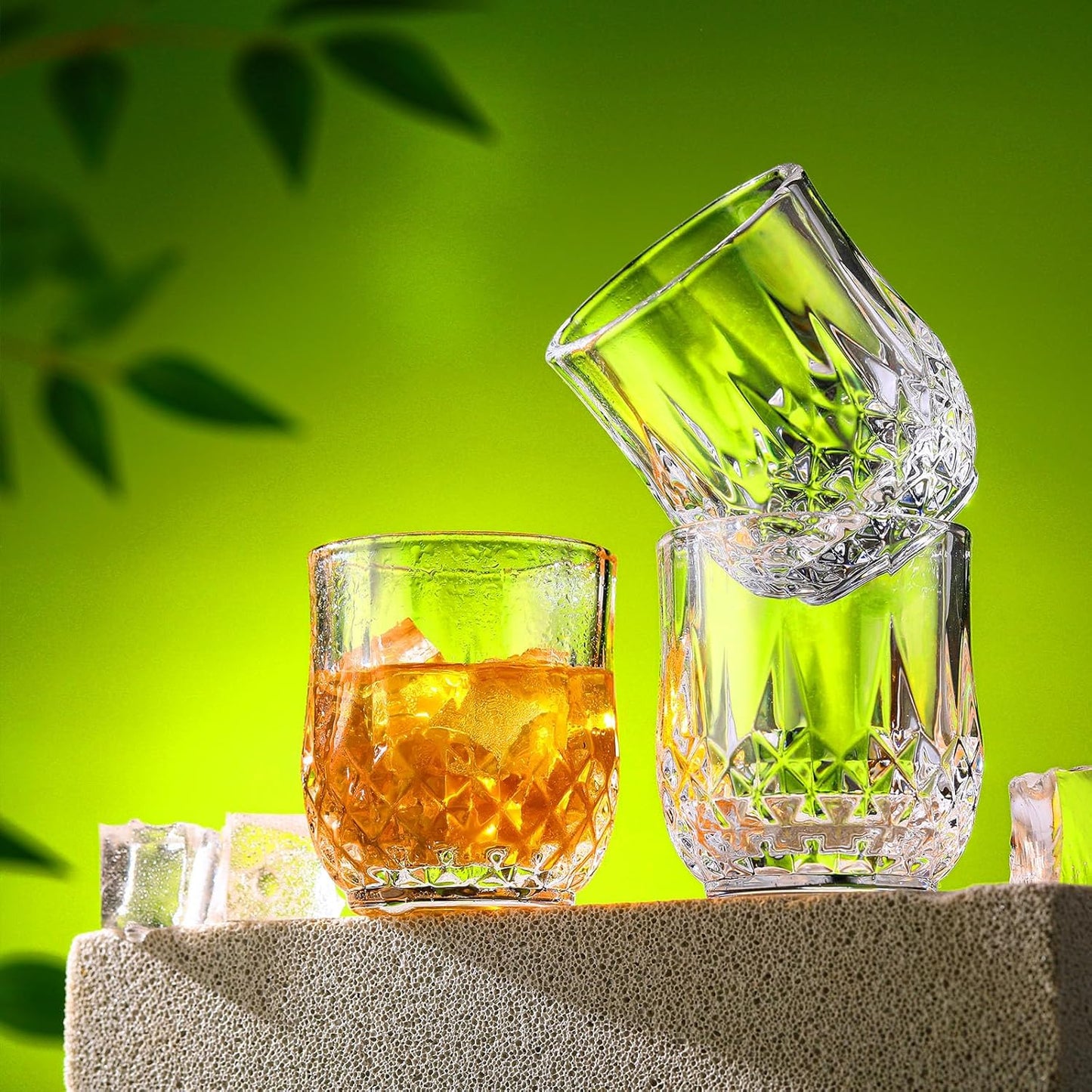 Meanplan 2.7oz Mini Shot Glasses Set Tasting Glasses Heavy Base Clear Shot Cup Cute Cordial Mini Wine Cups for Serving Whiskey, Wine, Juice (36 Pieces)