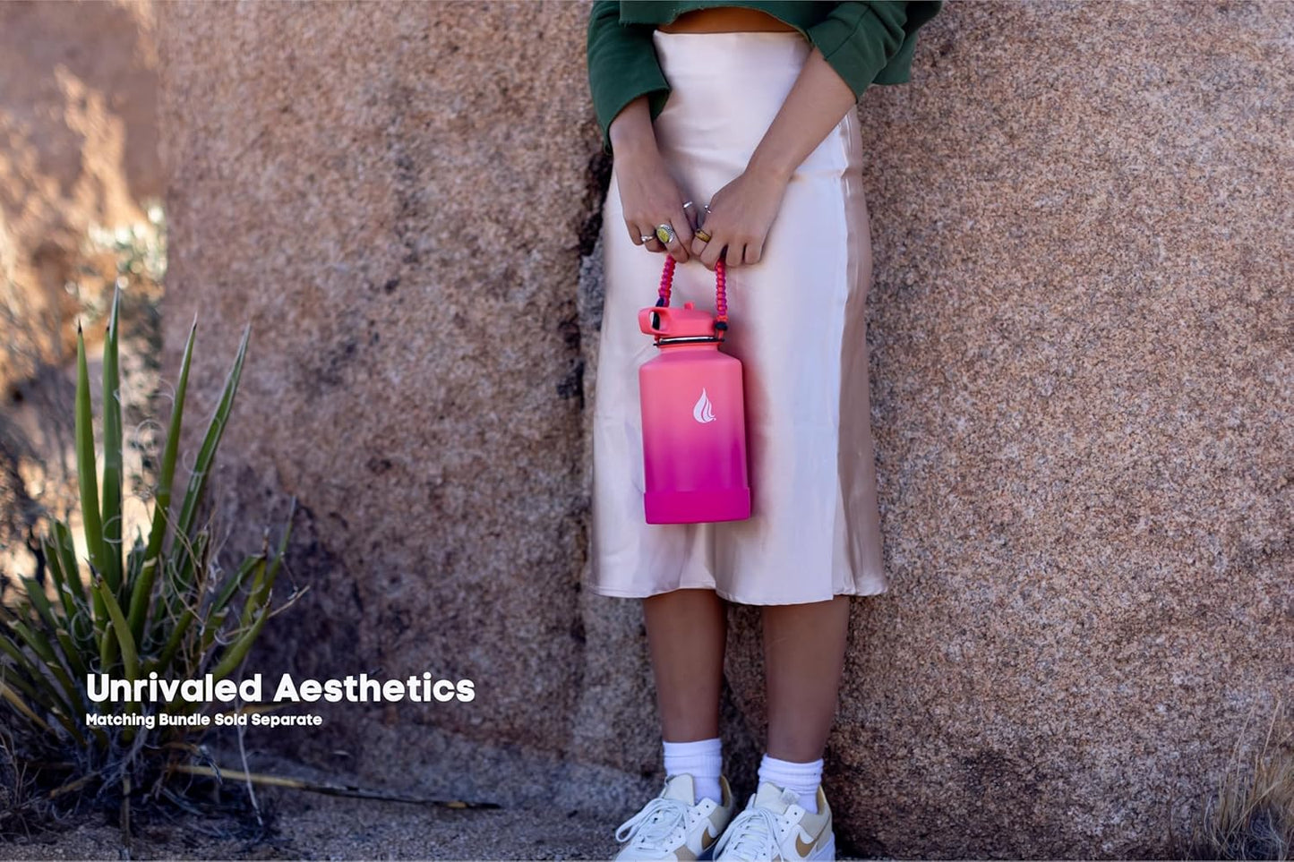 HYDRO CELL Stainless Steel Insulated Water Bottle with Straw - For Cold & Hot Drinks - Metal Vacuum Flask with Screw Cap and Modern Leakproof Sport Thermos for Adults (Coral/Punch 64oz)