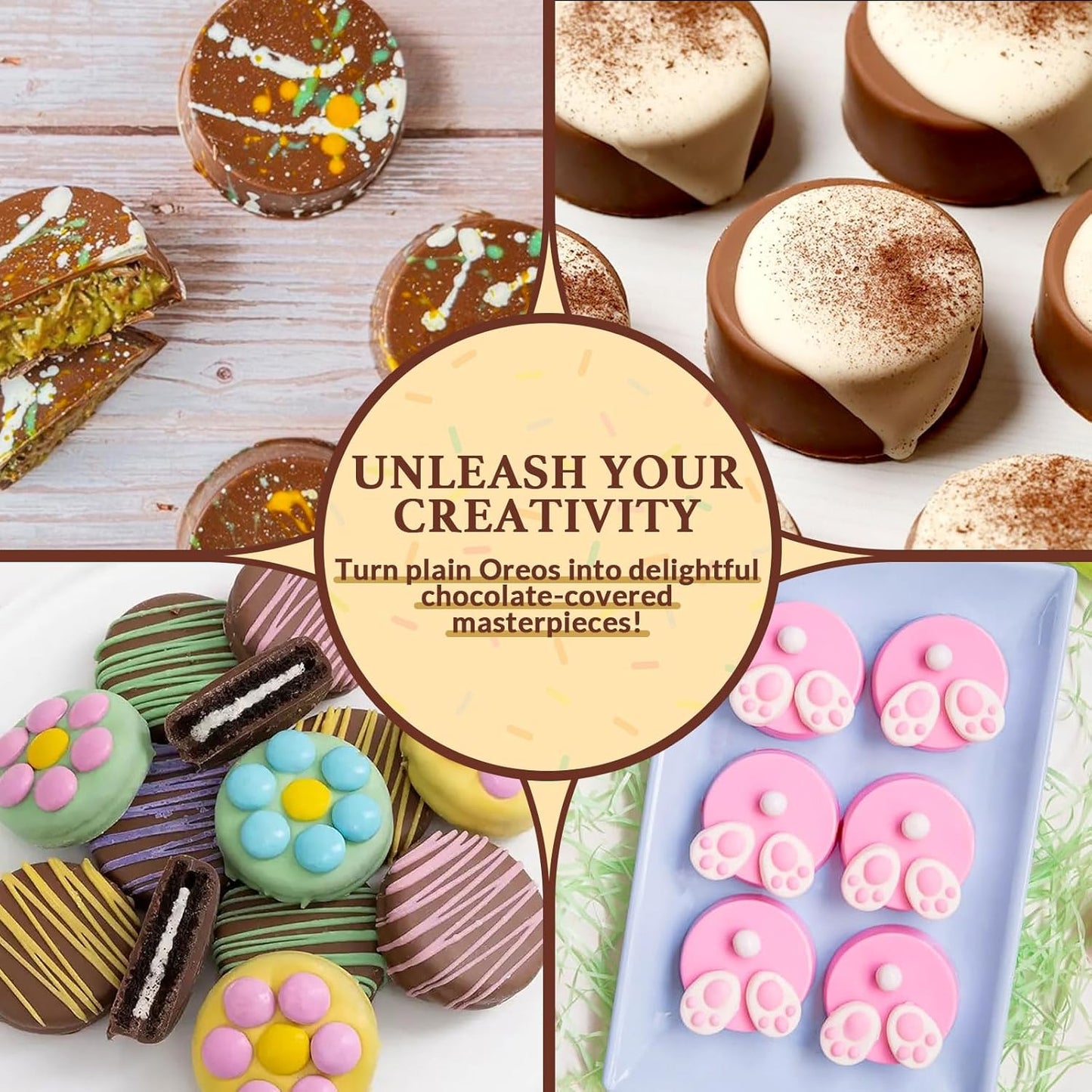 HKNMTT Silicone Round Cookie Mold, 4 PCS Candy Chocolate Moulds, 12-Cavity Cylinder Non-Stick Food Grade BPA Free Moulds for Making Handmade Soap Mini Cake Jelly Brownie Pudding Jello