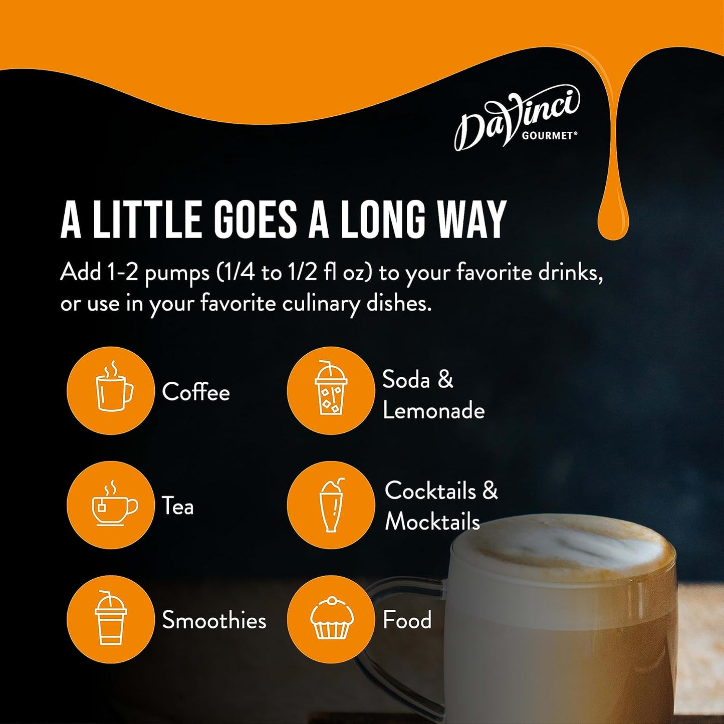 DaVinci Gourmet Classic French Vanilla Syrup, 25.4 Fluid Ounces (Pack of 1)