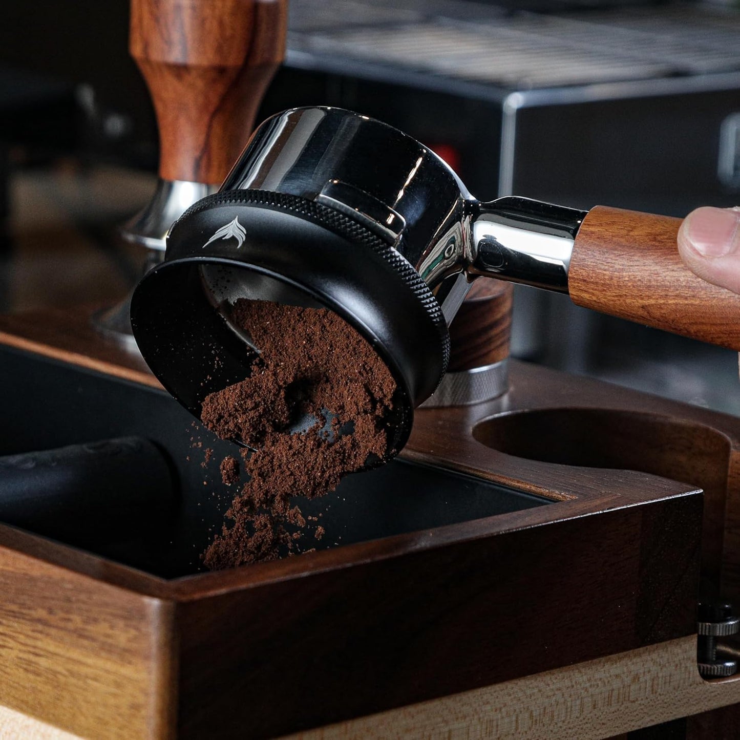 58mm Magnetic Espresso Portafilter Dosing Funnel and Puck Screen Set Coffee Dosing Ring And Filter Compatible with 58mm Portafilter Basket Premium Espresso Machine Accessories