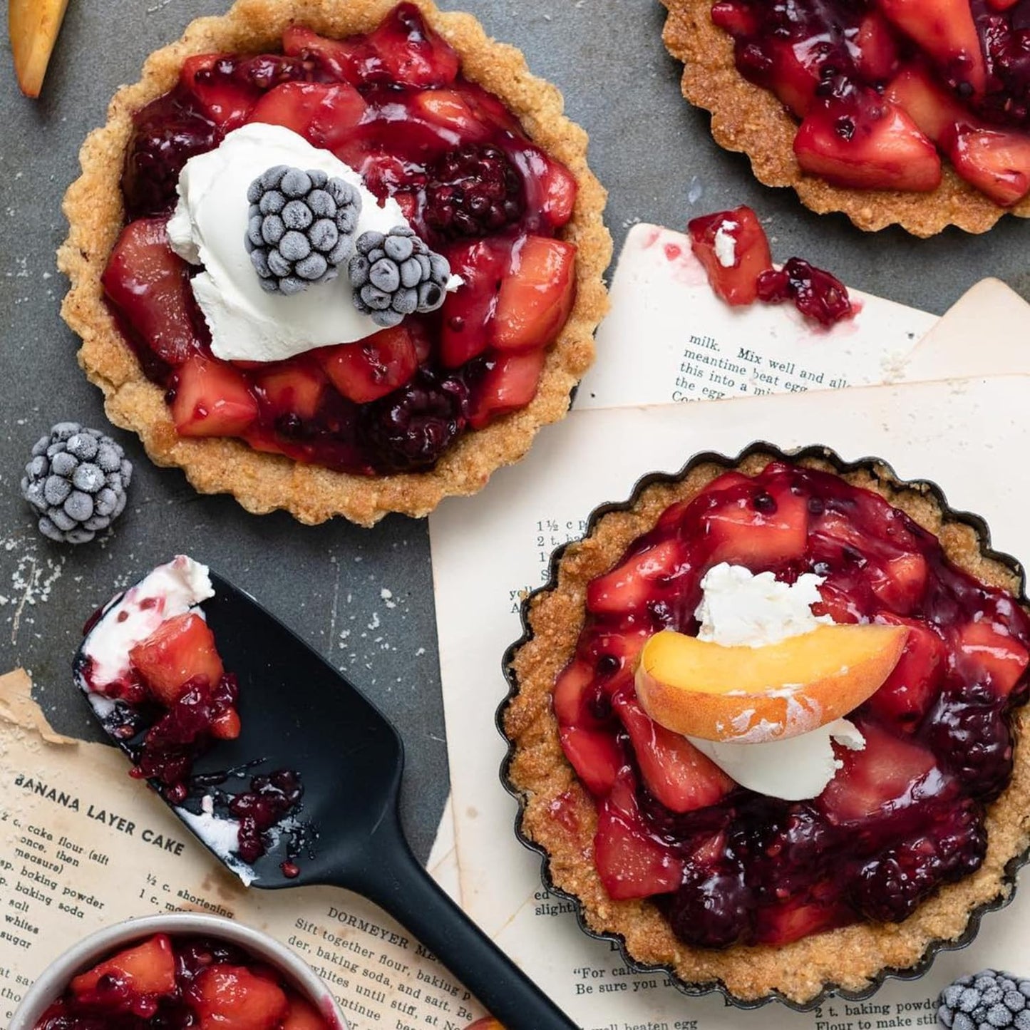 GIR: Get It Right Silicone Spoonula - Non-Stick Heat Resistant Silicone Scraper Spatula for Mixing, Serving, Scraping, Stirring, and More - 11 Inch, Red