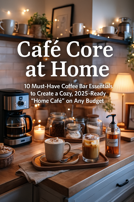“Café Core at Home: 10 Must-Have Coffee Bar Essentials to Create a Cozy, 2025-Ready ‘Home Café’ on Any Budget”