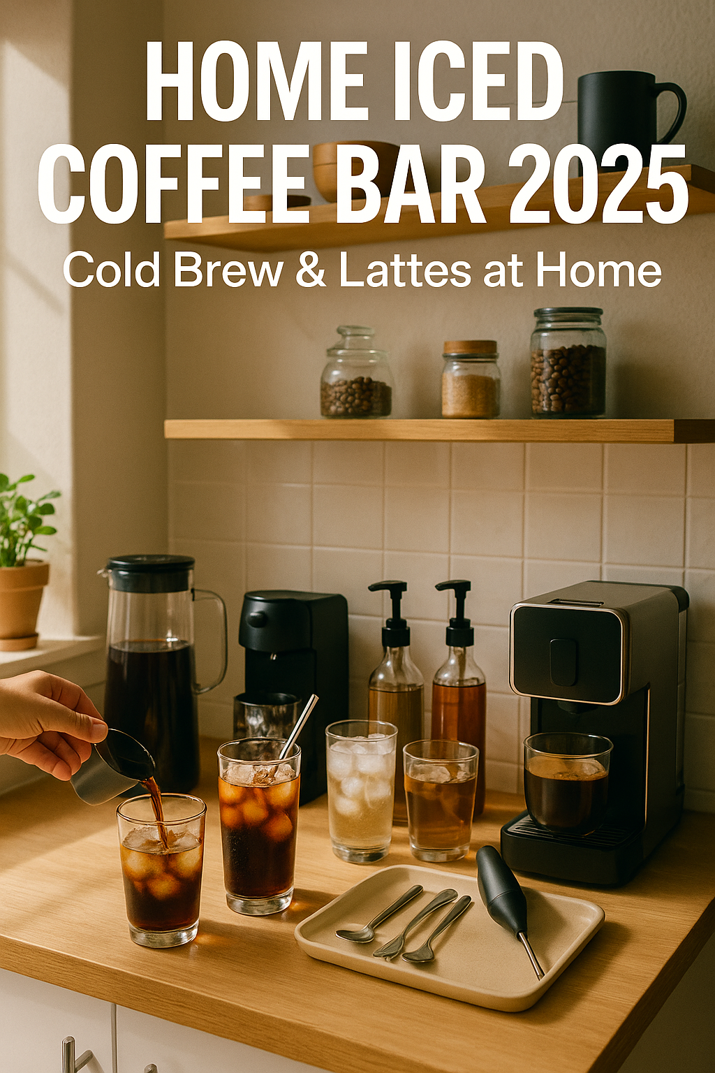 2025 Home Iced Coffee Bar: Small Kitchen Essentials for Cold Brew & Lattes at Home