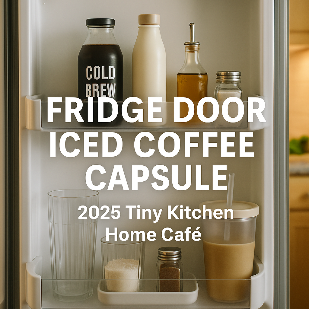 2025 Fridge Door Iced Coffee Capsule: Cold Brew, Creamer & Glassware Setup for Tiny U.S. Kitchens