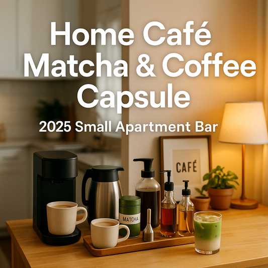 “Home Café Matcha & Coffee Capsule 2025: Small Apartment Bar Setup You’ll Actually Use”