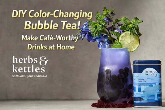 Lavish Blue Tea Boba at Home: The Color-Changing Bubble Tea Ritual That Makes Your Home Café Feel “Made”