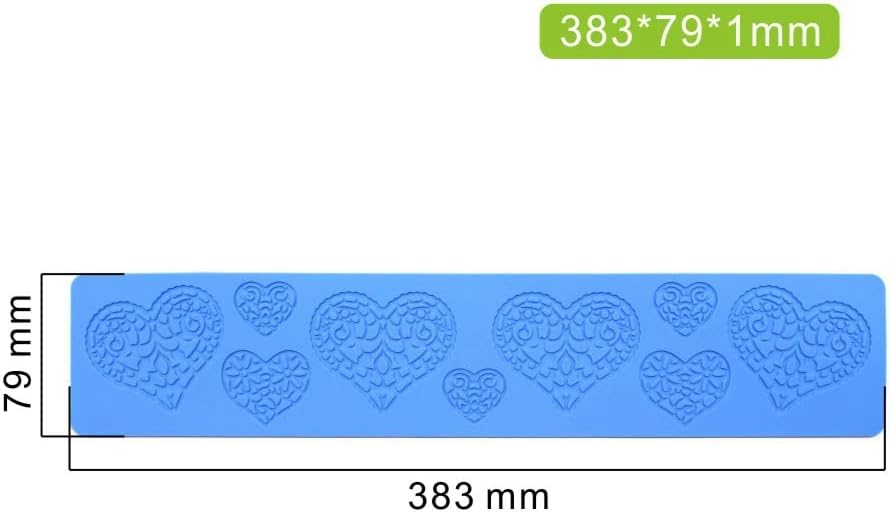 Heart Candy Mold, Chocolate Candy 3D Heart Silicone Mold, Sugar Craft Cake Decoration, Cupcake Top, Polymer Clay