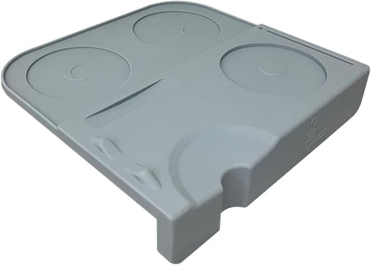 Espresso Tamper Mat – Food-Grade Silicone Coffee Tamping Pad, Non-Slip Corner Design, Heat-Resistant Countertop Protector for Portafilter, Tamper & Barista Accessories