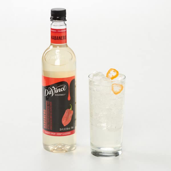 DaVinci Gourmet Classic Habanero Syrup, 25.4 Fluid Ounces (Pack of 4)