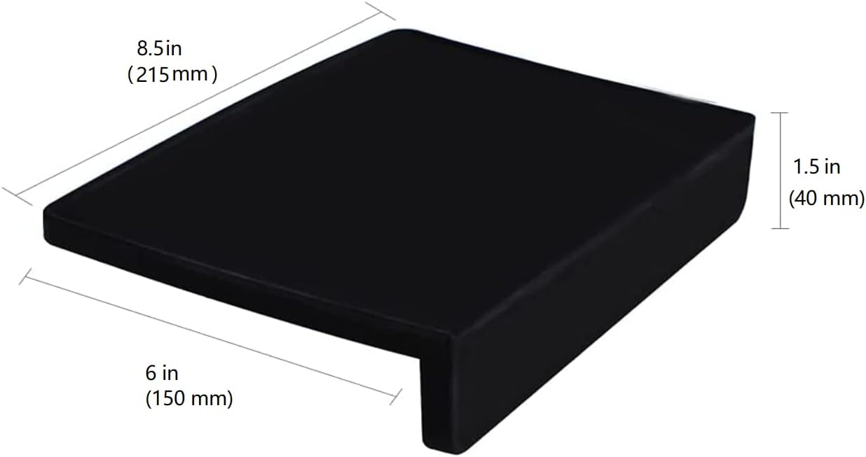 Espresso Tamper Mat, Black Silicone Food Grade Pad 8 X 6 Inch Coffee Tamping Mat, Coffee Tamp Station, Espresso Accessory, Waterproof and Heat Resistant (Black)