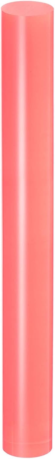HARFINGTON Acrylic Clay Roller 9 Inch x 1 Inch Solid Non-Stick Plastic Round Tube Roller Polymer Clay Rod Fondant Rolling Pin for Shaping, Sculpting, Modeling DIY Crafts, Pink