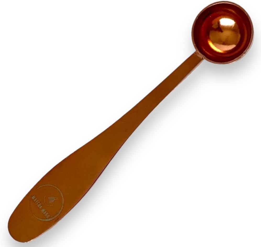 1 gram Matcha Measuring Spoon/tea power scoop-ROSE GOLD -Perfect for a serving size Stainless Steel