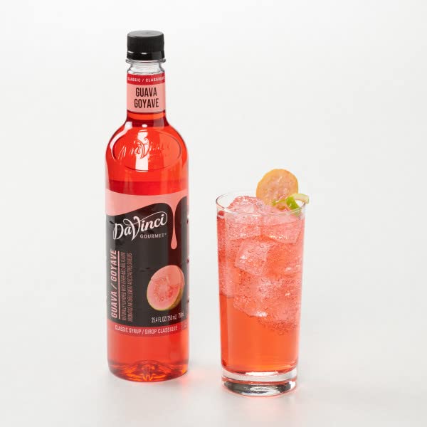 DaVinci Gourmet Classic Guava Syrup, 25.4 Fluid Ounces (Pack of 4)