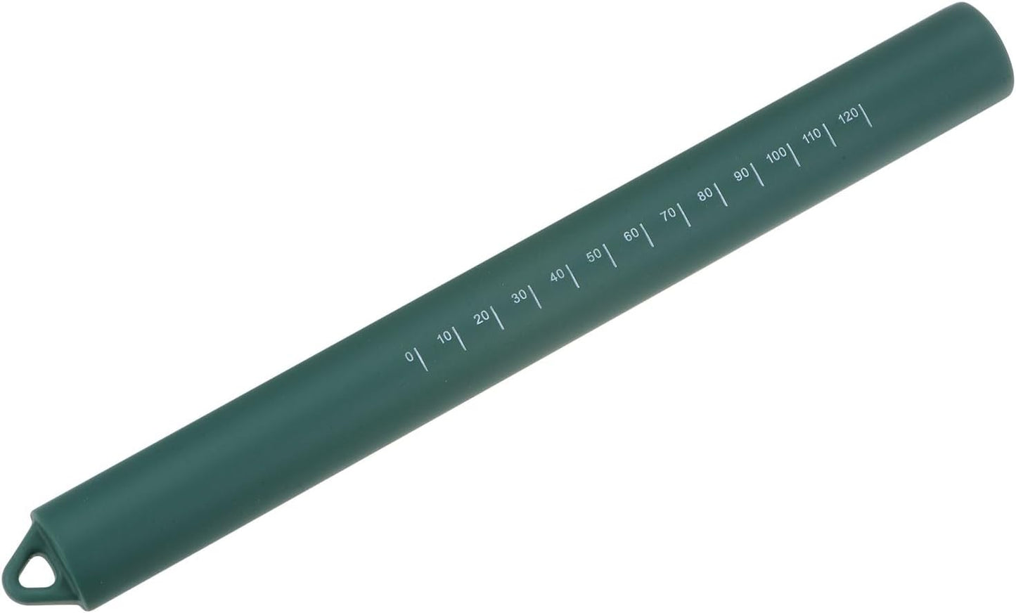 HARFINGTON Silicone Rolling Pin 10" Silicone Surface Non-Stick Stainless Steel Inner Core Dough Roller Kitchen Roller for Baking Pastry Pizza Fondant Bread, Dark Green